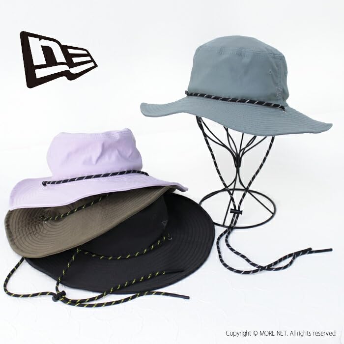 New Era Adventure Wide Brim of Directed by Keiko Size Hat, "Softness Nature" Hitotsuyama, Lavender, S-M (14117148)