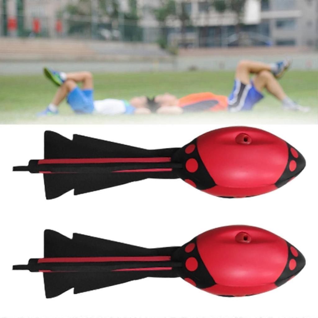 1Set Outdoor Sport for Play Toy Toss Game Toy Long Range Flying Distance Whistle Inside Lightweight Outdoor Flying Toy G  yellow