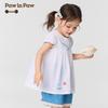 PawinPaw Baby Girl's Cartoon Bear A-line Short Sleeve Shirt