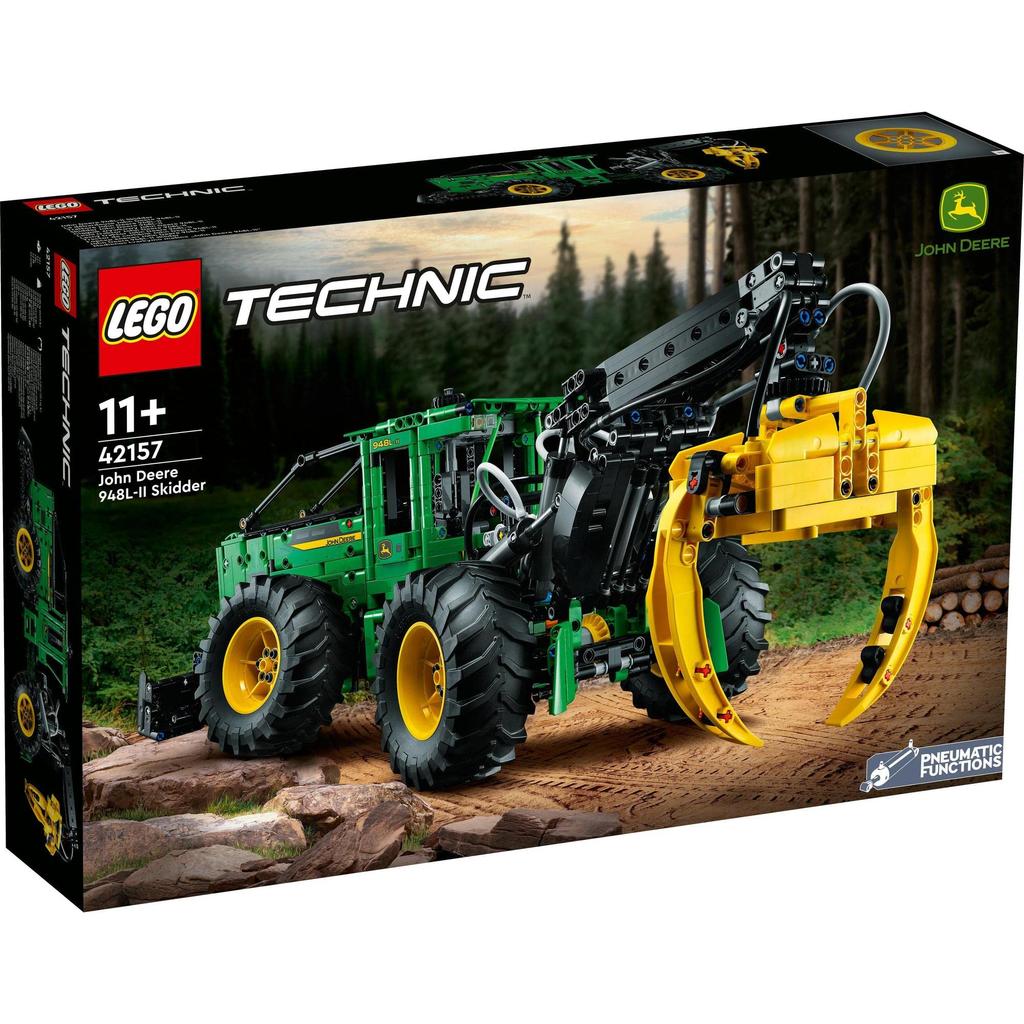 LEGO Technic John Deere 948L-II Skidder 42157, a Great Gift for Boys Ages 11 and Up.