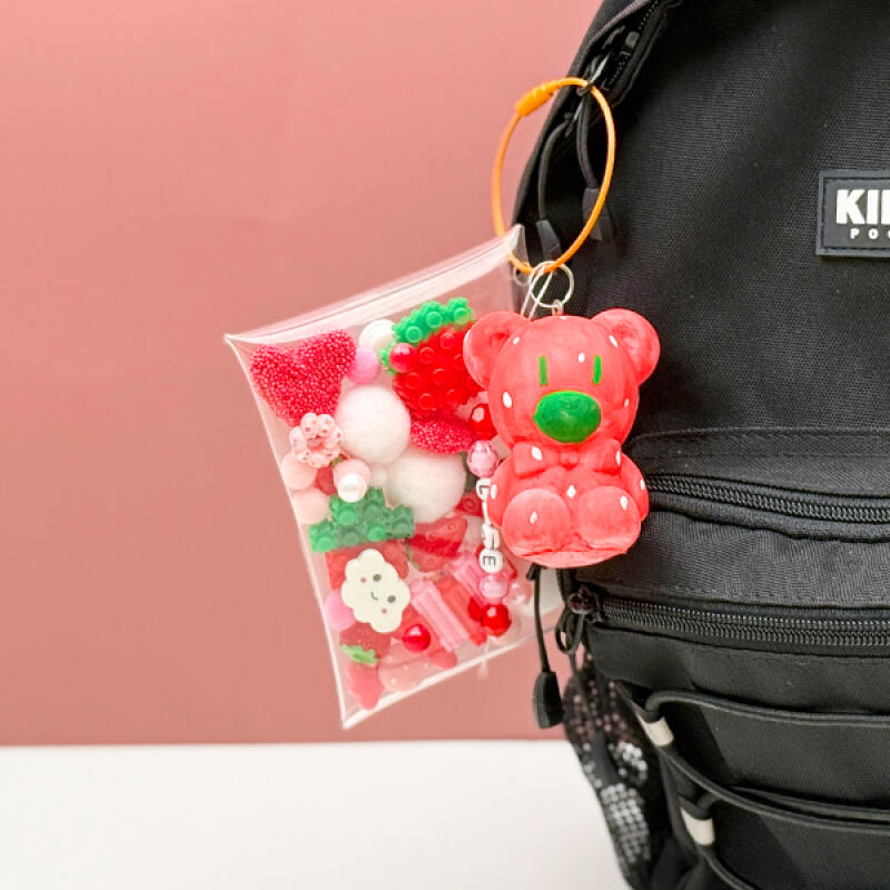 Gacha Beutel Bären Schlüsselanhänger Basteln - 1-Personen-Set