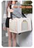 Cross-Border Pet Carrier: Portable Cat & Dog Bag, Diving Material, Large Capacity