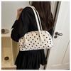 Niche Style Bowling Bag With Polka Dots, Fresh And Sweet Shoulder Bag, Commuting Fashion Trend, Armpit Pillow Bag