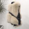 Autumn and Winter Fur Coat Women's Vest Short Clothing Patchwork Slim Versatile