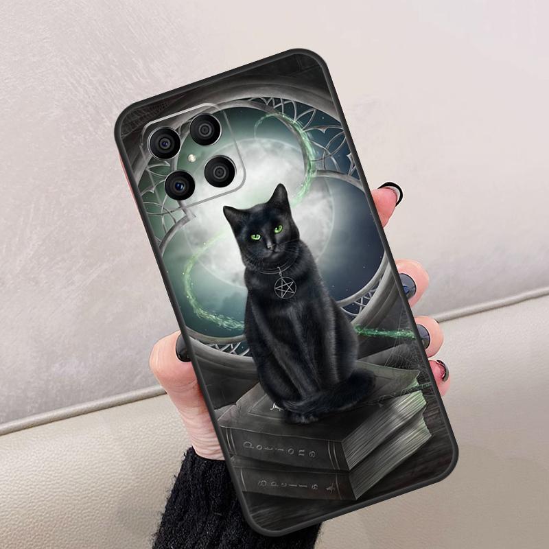 

Witch Cat For Honor Magic 8 Pro 6 7 Lite Case For Honor Win RT 400 200 50 70 90 X8c X8b X9a X9b X9c X9d Honor 400 Lite