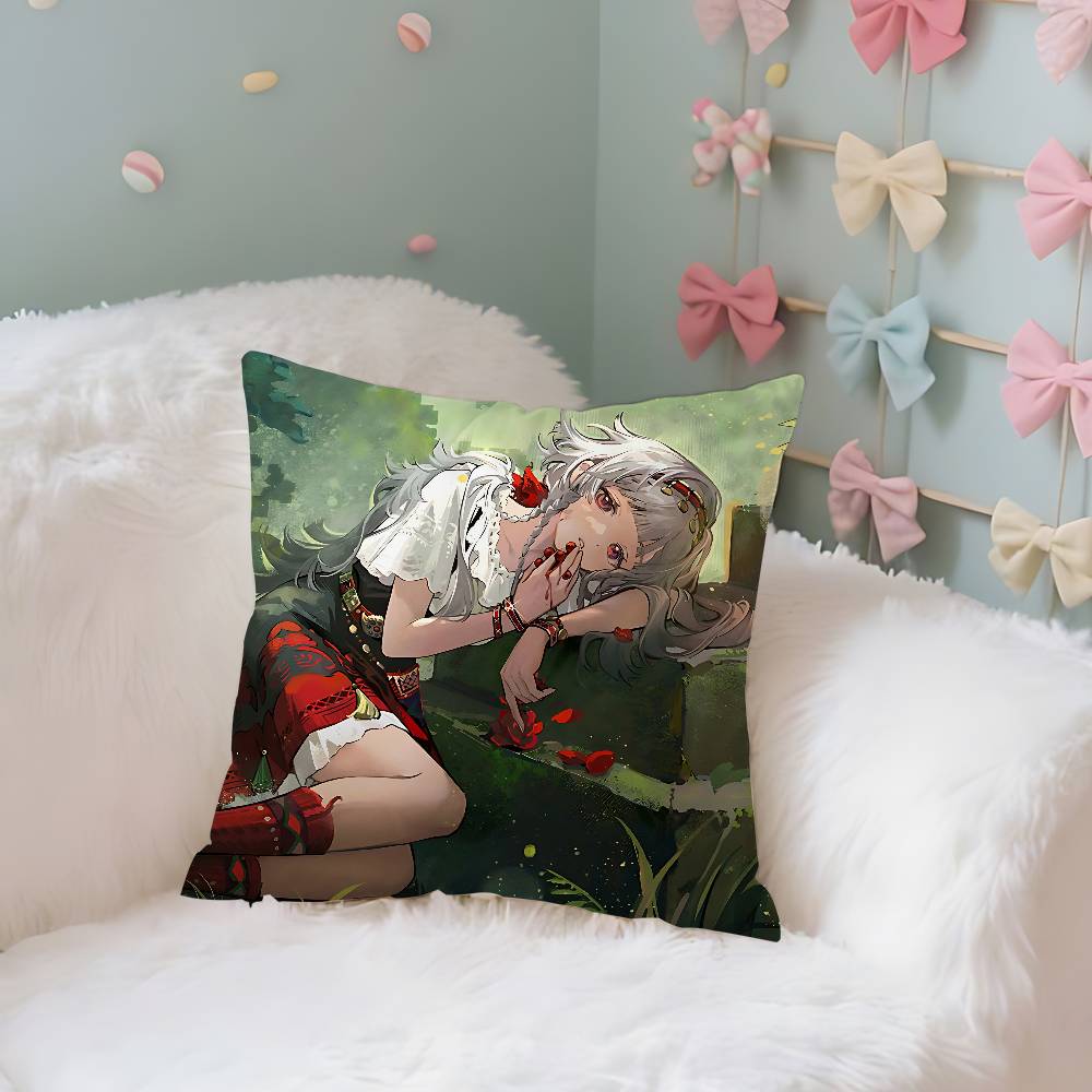 R-Reverse1999 Anime Pillow Case Cushion Cover Soft Cute Throw Pillow Case For Car Sofa Pillowcase Polyester With Zipper