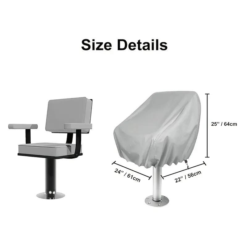 Boat Seat Cover, Chair Cover, Outdoor Yacht Chair Cover, Cruise Ship Exterior Seat Protection Cover