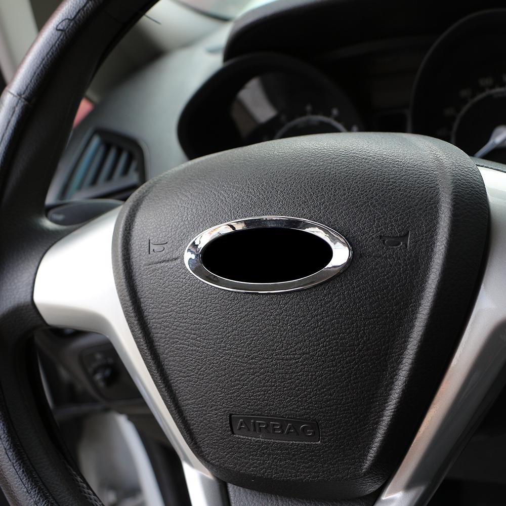 ABS Car Interior Accessories for Ford Ecosport 2013 - 2017 Water Cup Frame Gear Panel Sticker Knob Trim Cover Seqins Stickers