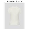 UR Women's Minimalist Slim-Fit Short-Sleeve Knit Top
