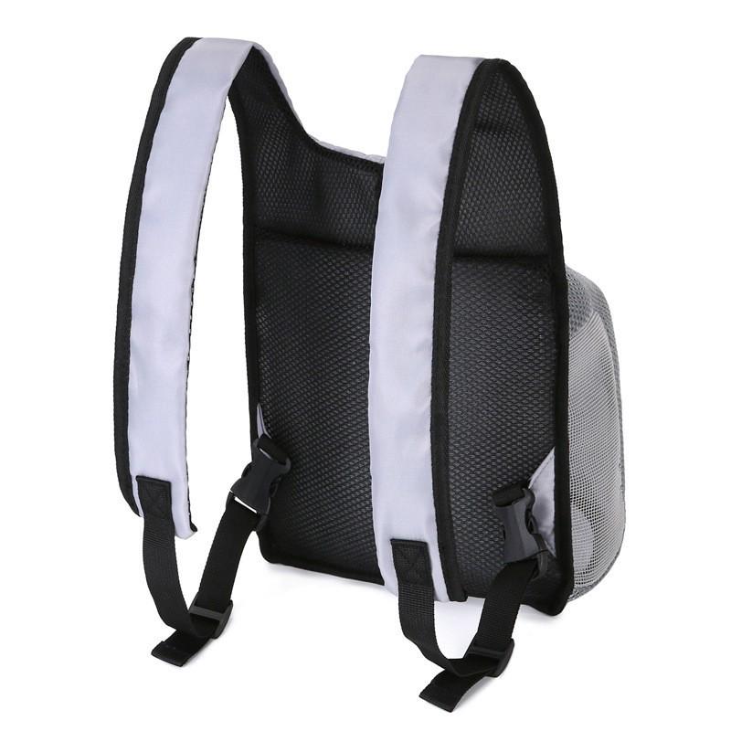 Breathable Pet Travel Pouch: Lightweight Cat & Dog Front Pack with Drawstring