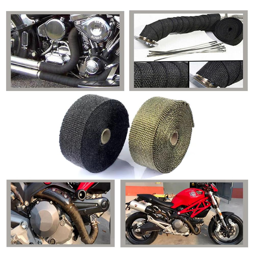Heat Resistant Thermo Bandage Heat Resistant Cloth 2.5cm*5m Glass Fiber