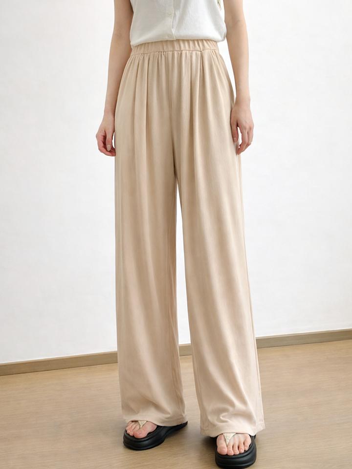 PAIGEFLYNN Pintuck Wide Elastic Pants_S6Bpt002A