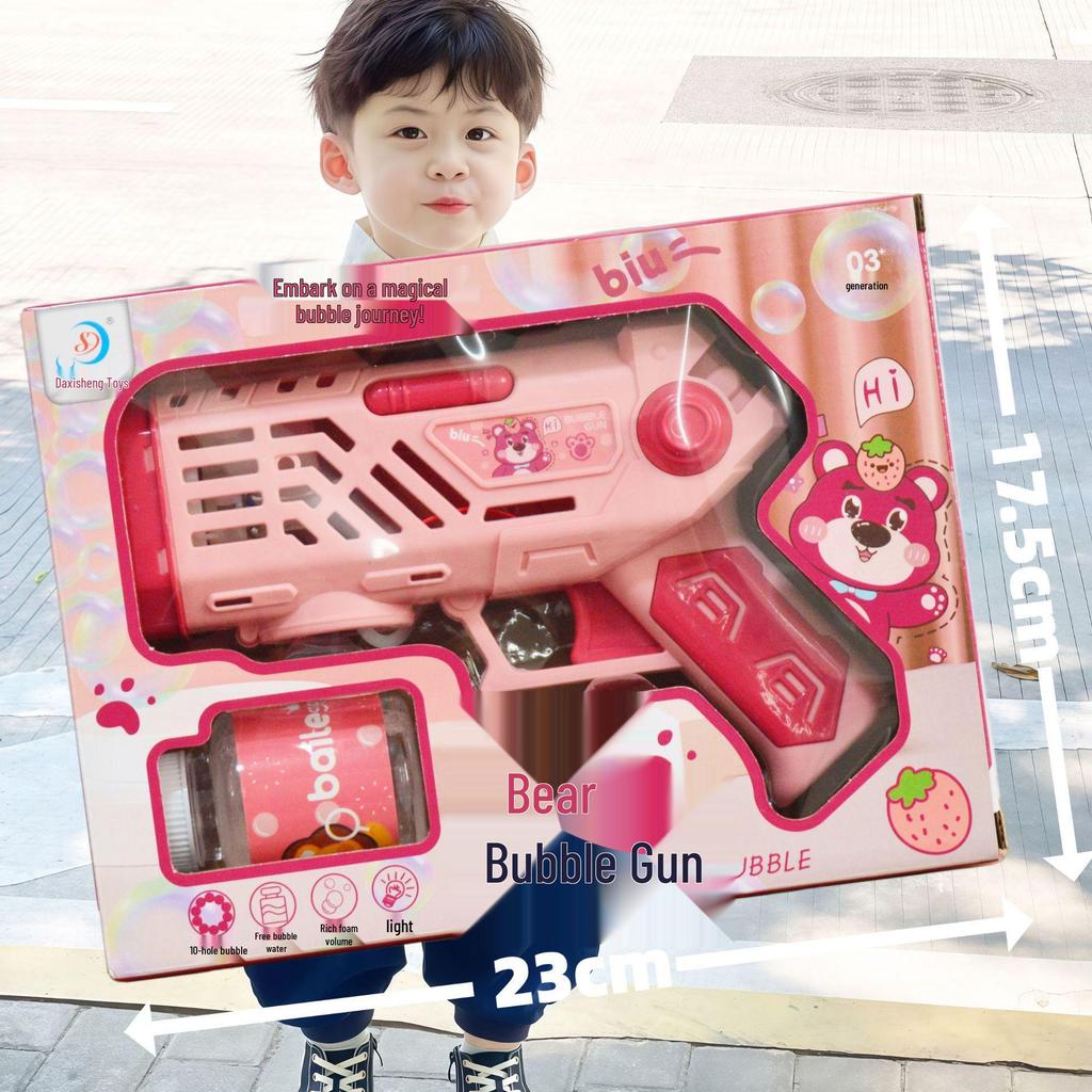 Children's Bubble Machine Toy - Arcade Prize, Carnival Gift, Night Market Fun