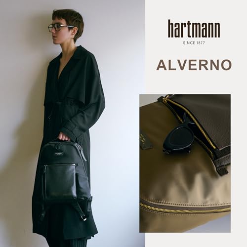 Hartmann Women's Alvano Backpack, Size 14, Laptop Storage, Work Backpack, Full Black