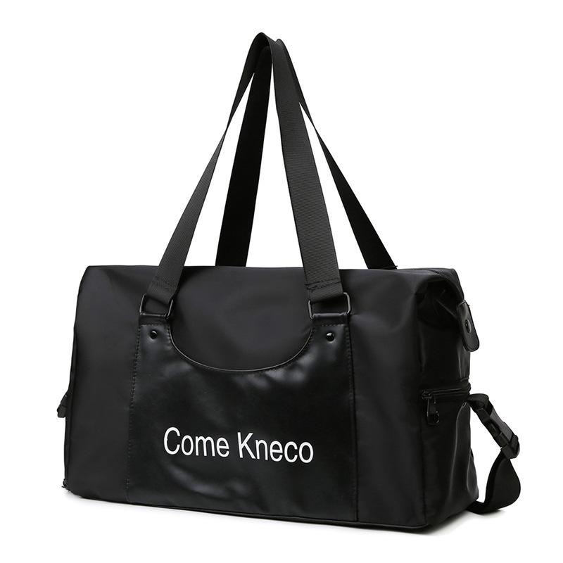 

A Fitness Bag with A Dry-wet Separation, Waterproof Yoga Fashion and Large Capacity Travel Bag чорний