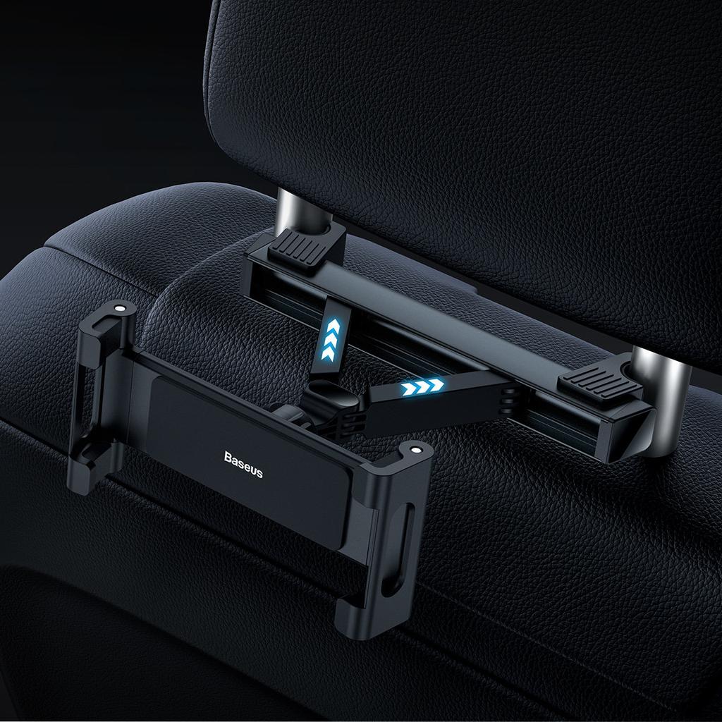 JoyRide Pro Headrest Car Holder for Phone and Tablet Black