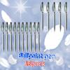 16pcs Press 0.7mm Round Ballpoint Pen Free Horse Round Ballpoint Pen Black Blue Red Ballpoint Pen Quick Drying Writing Smooth