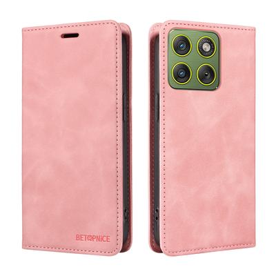 Pour Motorola Edge 70 5G Coque BETOPNICE Portefeuille à Fermeture Magnétique Blocage RFID Support Housse de Téléphone en Cuir