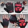 Wellcls Radfahren Radfahren für Herren und Geeignet für Fahrräder und Rennräder Handschuhe, Frühling/Sommer Handschuhe, Fingerlos, Atmungsaktiv, Unisex, Damen, (Rot,