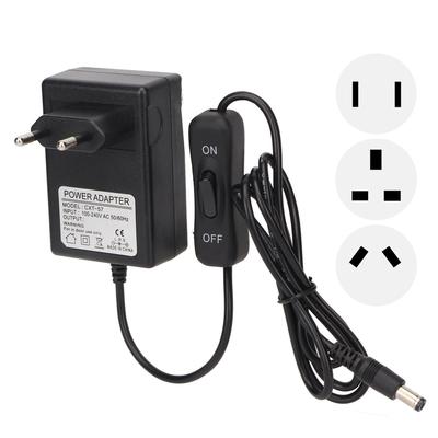 7.5V 2.5A Power Supply Plastic Metal Black Compact Portable Voltage Transformer Adapter for 10cm Foa