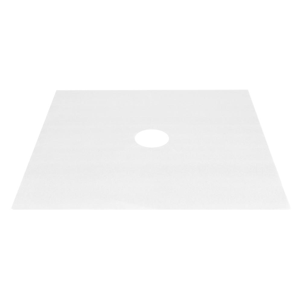 6Pcs Gas Stove Pad Gas Cooker Cleaning Mat Surface Protector Kitchen Tool AccessoriesSilver