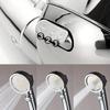 Diamond Silver 3 Modes Booster Shower Head Home Handheld One-button Water-stop Bathroom Bath Set Shower Head