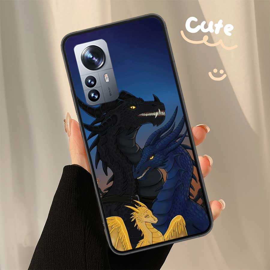 F-Fourth W-Wing Dragon Phone Case For Xiaomi Poco F7 Mi 14 Ultra 15 13 12 Pro 11T 10T 12T Pro 12X 11i 11 10 Lite 5G 9 8 Cover Ca