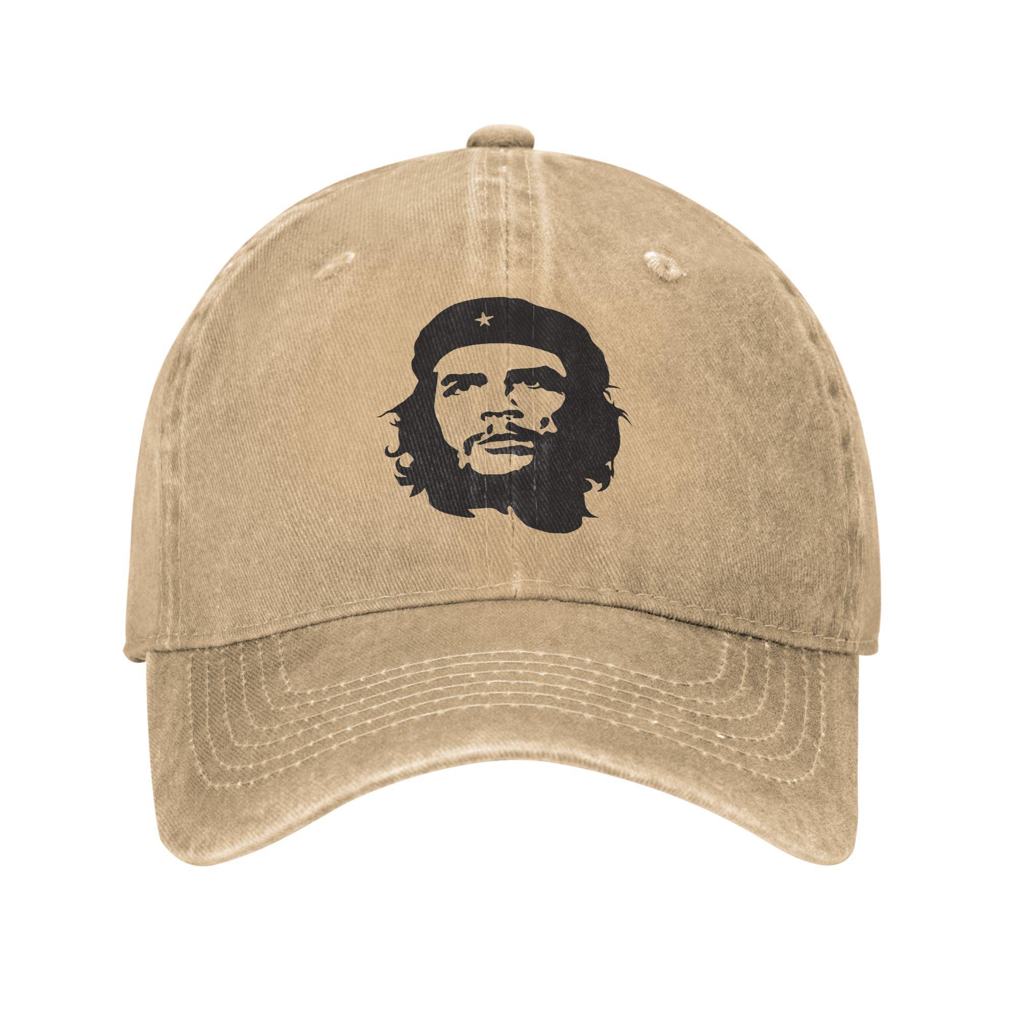 

Che Guevara Sun Baseball Cap Trendy Men Women Washed Trucker Hat Hot Sale Print Hunting Camping Baseball Caps Birthday Gift One Size
