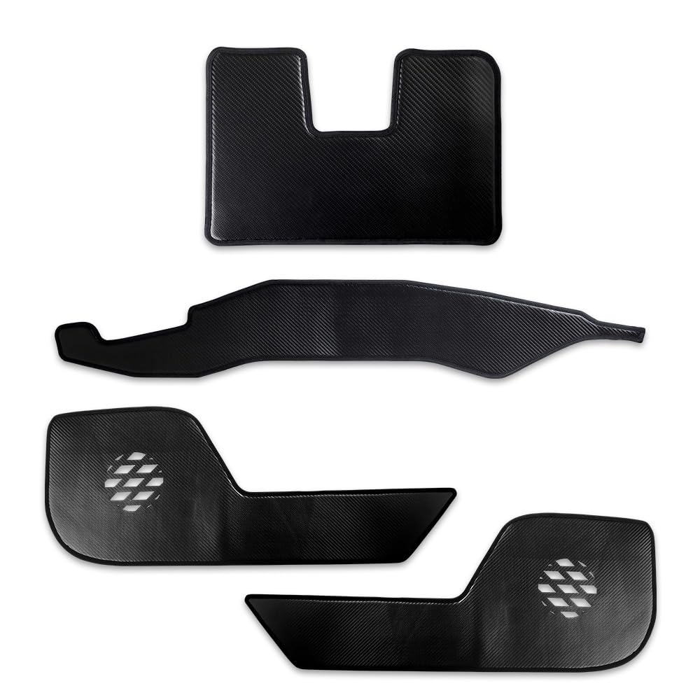 YOURS C28 Serena Kick Guard Set Designed and Sewn In Custom Kick Guard Protects Instrument Door and Glove Box from Scratches and S 3-Piece