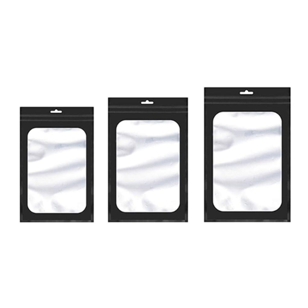 100Pcs Clear Plastic Sealable Bags for Jewelry Moisture Resistant Storage Solution Small Item Organization Pouches