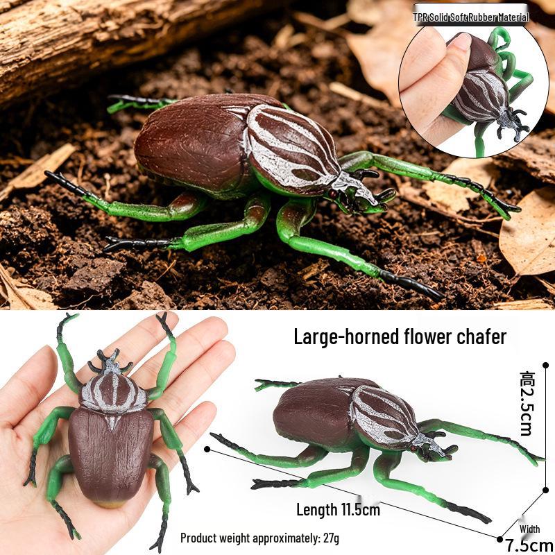 TPR Cognitive Decompression Toy: Realistic Insect and Animal Models (Cockroach, Mosquito, Ant, Fly, Spider, Python)