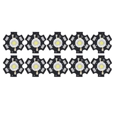 10Pcs Ultra Bright LED Chip 3V DIY Light Beads for Ceiling Light Downlight Flashlight Table Lamp