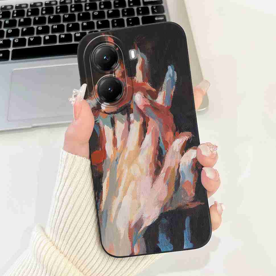 For Xiaomi Poco X7 Pro 5G Case Stylish Painted Cover Soft Silicone Phone Case For Poco X7 PocoX7 Pro Protectors Back Cover Coque