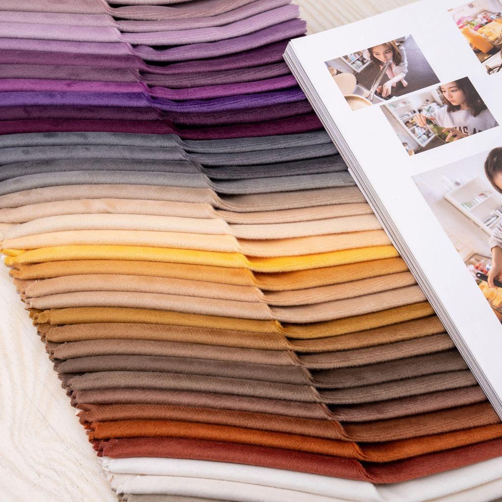 Holland Velvet Plush Curtain and Cushion Fabric for Bedding and Wedding Backdrops