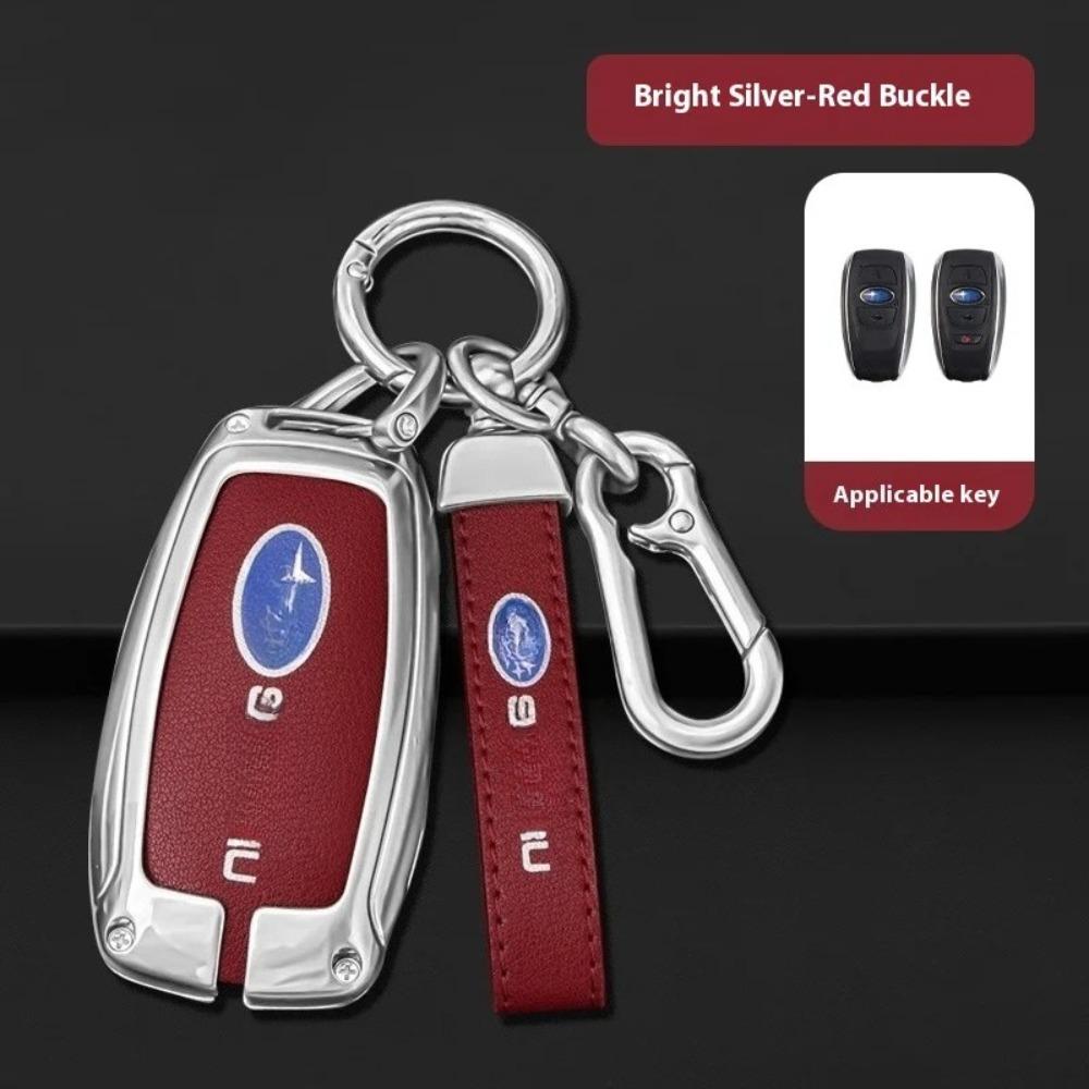 For Subaru STI Brz Wrx Xv Ascent Forester Outback Impreza Legacy Car Zinc Alloy Key Case Bag Car Metal Key Shell Auto Accessorie