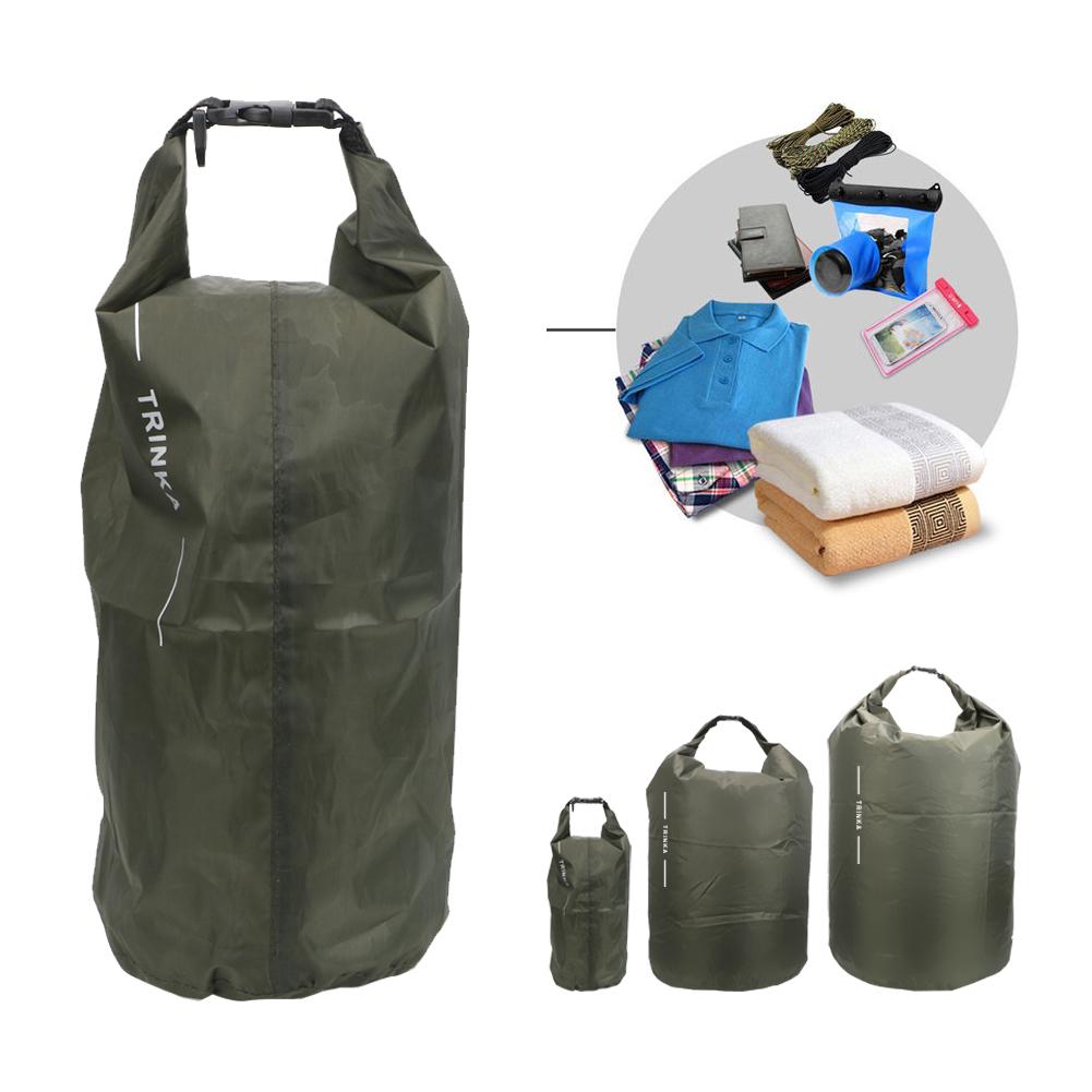 For Boating Kayaking Canoeing Floating Dry Sack Pouch 8L 40L 70L Waterproof Storage Bag Outdoor Traveling Carrying Bags Portable