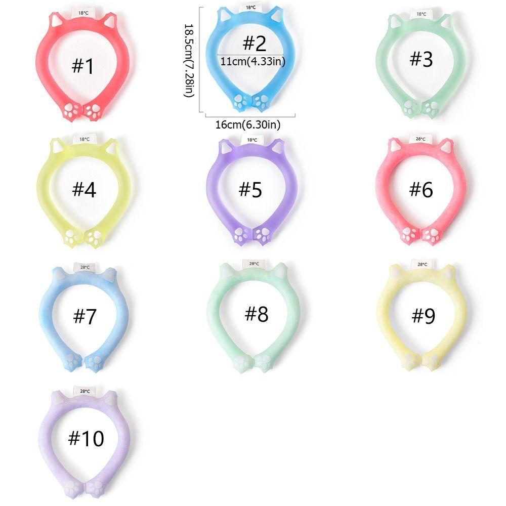 Reusable Neck Cooler Lasting Neck Cooling Ring Cooling Neck Wraps  For Fitness Summer Outdoor