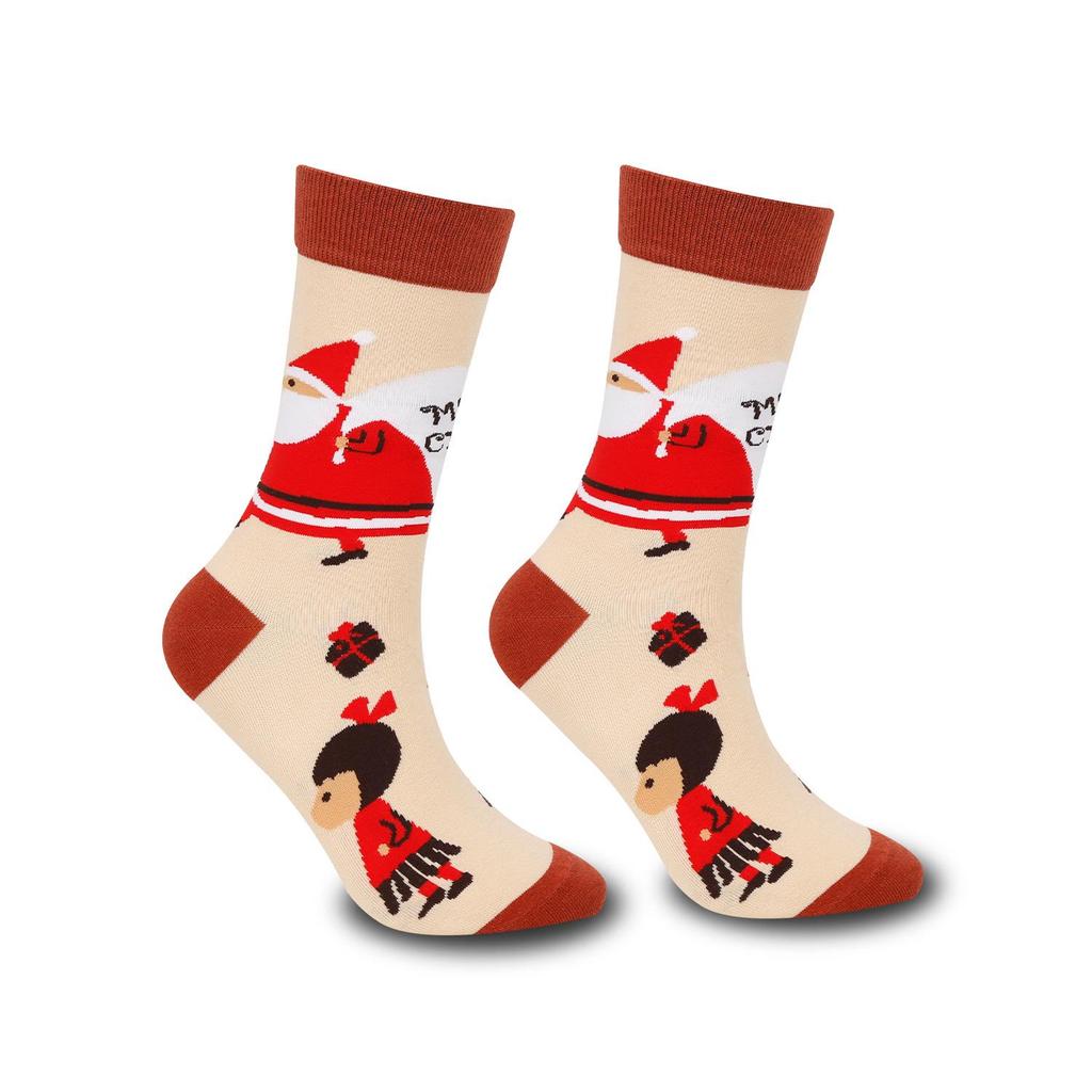 New Autumn/Winter Trendy Mid-Calf Cotton Socks for Men & Women – Personality Long Socks, Ideal for Christmas