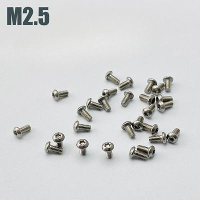 10 sztuk Śruba ze stali nierdzewnej M2.5 do noża składanego Śruba do klipsa tylnego Śruba z łbem gruszkowym T6 Śruba do narzędzia nożowego DIY Nit