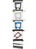 Yidong Gear Lever Sticker & Stainless Steel Console Cup Holder Trim for 18 Models