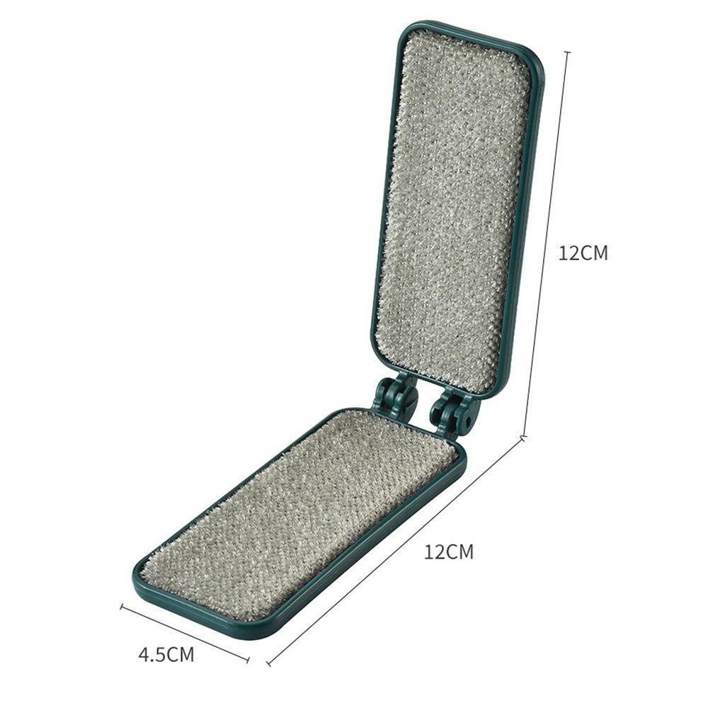Portable Multifunctional Clothes Lint Remover Double-sided Folding Static Hair Removal Brush Household Lint Cleaning Accessories