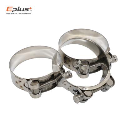 1PCS Universal T Bolt Style Strength High Fastener Clamp 304 Stainless Steel Exhaust Pipe Clip Hardware Accessories Fastener