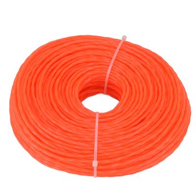 Nylon Trimmerfaden 3,0mm 85m Gedrillte Trimmerleine für Hausgarten Schwerlast Rasenmäher Messer
