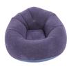 Inflatable Lounge Chair Flocking PVC Portable Folding Blow Up Sofa for Living Room Bedroom Balcony