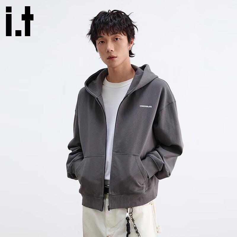 :CHOCOOLATEit Men s Streetwear Hooded Zip Sweatshirt XL
