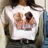 Summer Urban Girl Fashion Letter Print Simple Pure Cotton Loose Round Neck T-Shirts Women’s