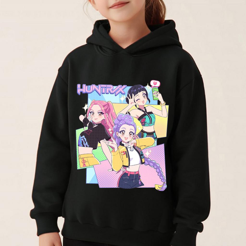 Fashionable Cute Cartoon Printed Children's Hoodie Casual Comfortable High Quality Hoodie Warm Autumn Winter