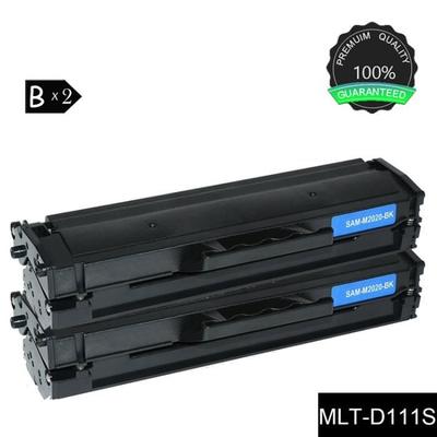 (2er-Pack-Schwarz) Kompatibler MLT-D111S Toner Laser für Samsung Xpress SL-M2020W /SL-M2022W / SL-M2070W - 1000 Seiten