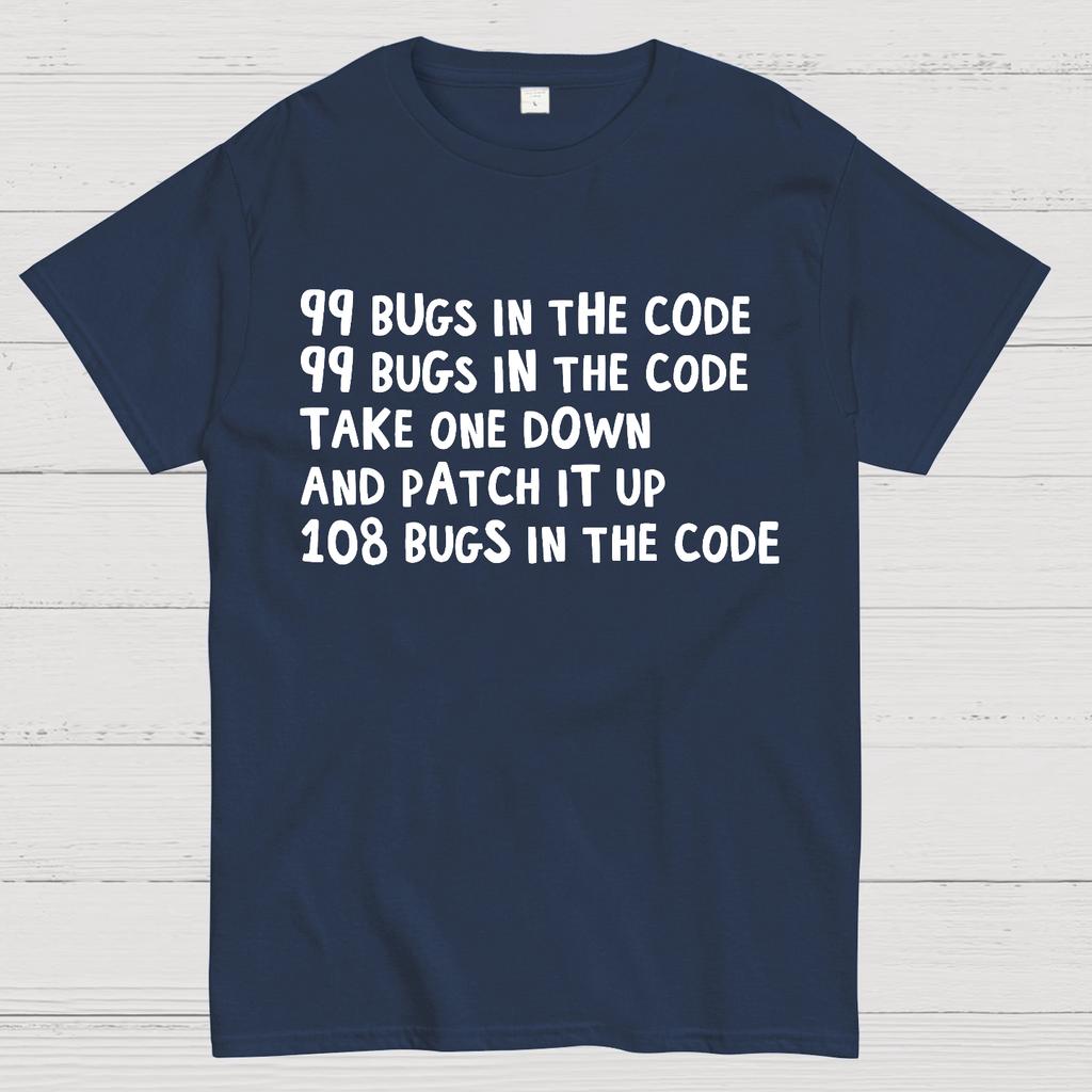 99 Bugs In The Code Cotton Summer Casual Cool Loose T-Shirt