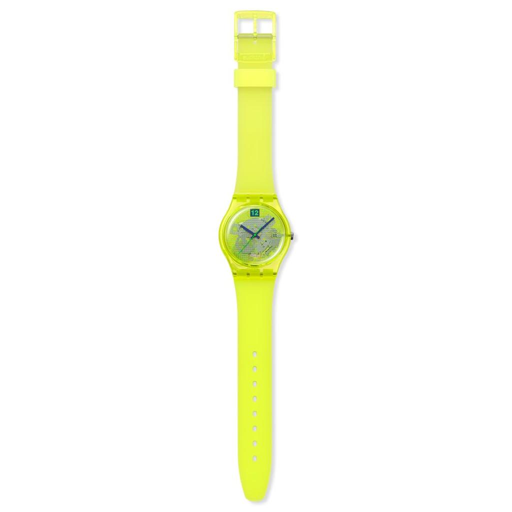 GENT BIOSOURCED LUMINOUSLY LEMON Uhr SO28J103 Unisex Erwachsene Gelb [Swatch]